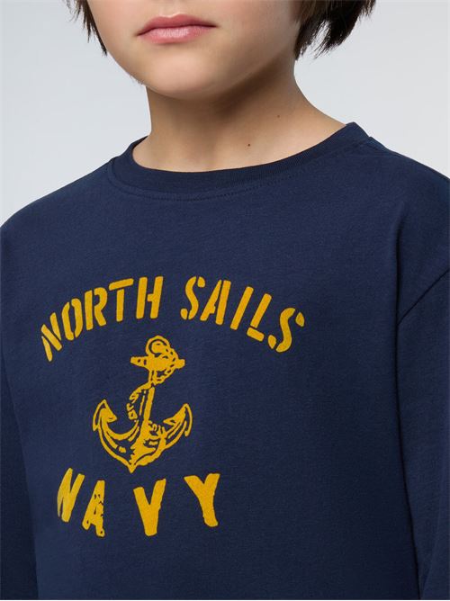 T SHIRT LONG SLEEVE W/GRAPHIC NORTH SAILS | 795204/802